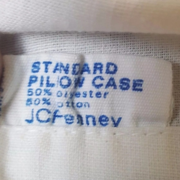 Vintage JC Penney Pillowcase Handmade Cat w Milk - Picture 7 of 8